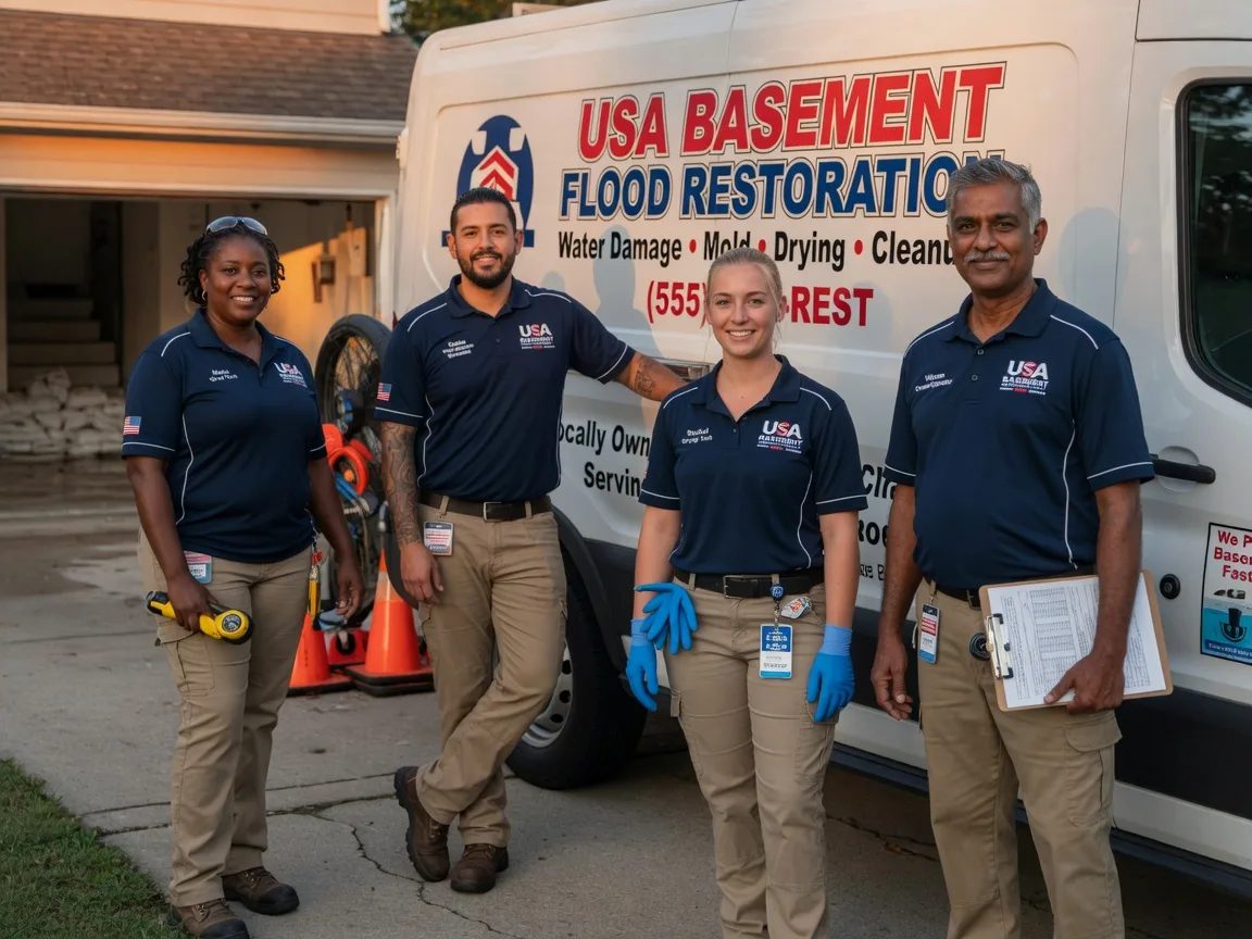 Basement Flood Cleanup company in Grassflat, PA